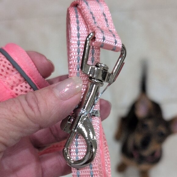 Pink Dog Harness And Leash New Without Tags - Picture 8 of 8